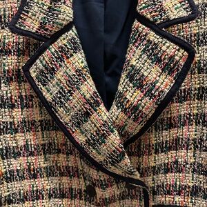 Talbots Vibrant Tweed Blazer